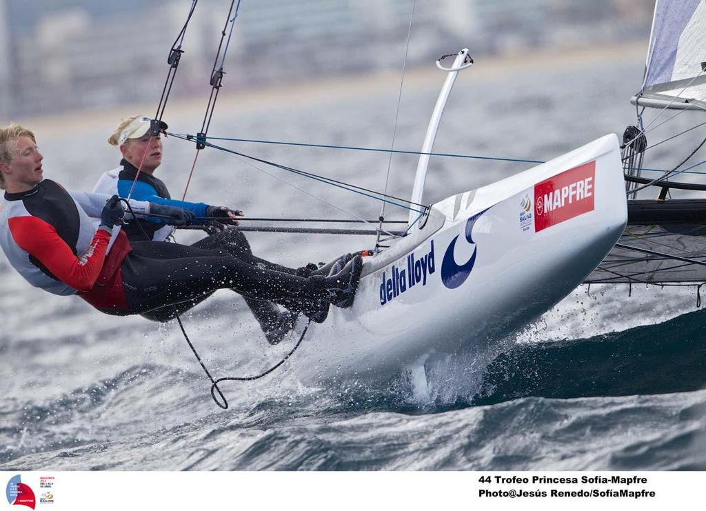 44 Trofeo Princesa Sofia Mapfre Medal Race, day 6 - Nacra 17  NED  NED-44  28  Renee Groeneveld  Karel Begemann © Jesus Renedo / Sofia Mapfre http://www.sailingstock.com